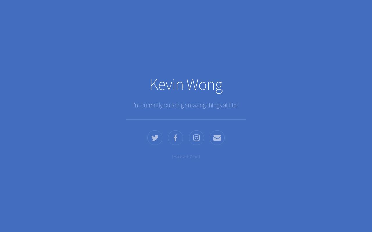 Carrd profile picture for @wong